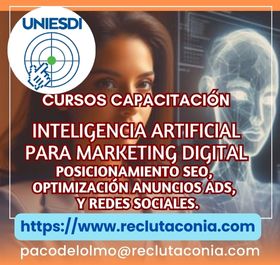 Cursos Inteligencia Artificial Generativa Gobierno y Administración Pública.