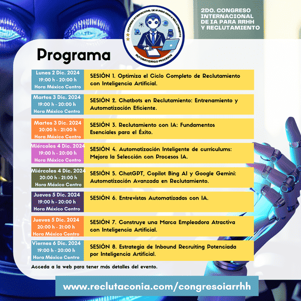 Programa Congreso Internacional IA para RRHH